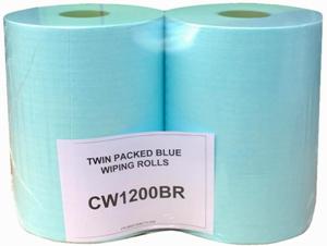 CERTEK PLUS Industrial Wiping Rolls - Twin Packed 2 x 400 Sheets